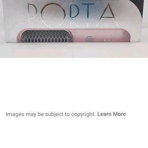 DRYBAR Pink Portable Hair Straightener with Textured Grip